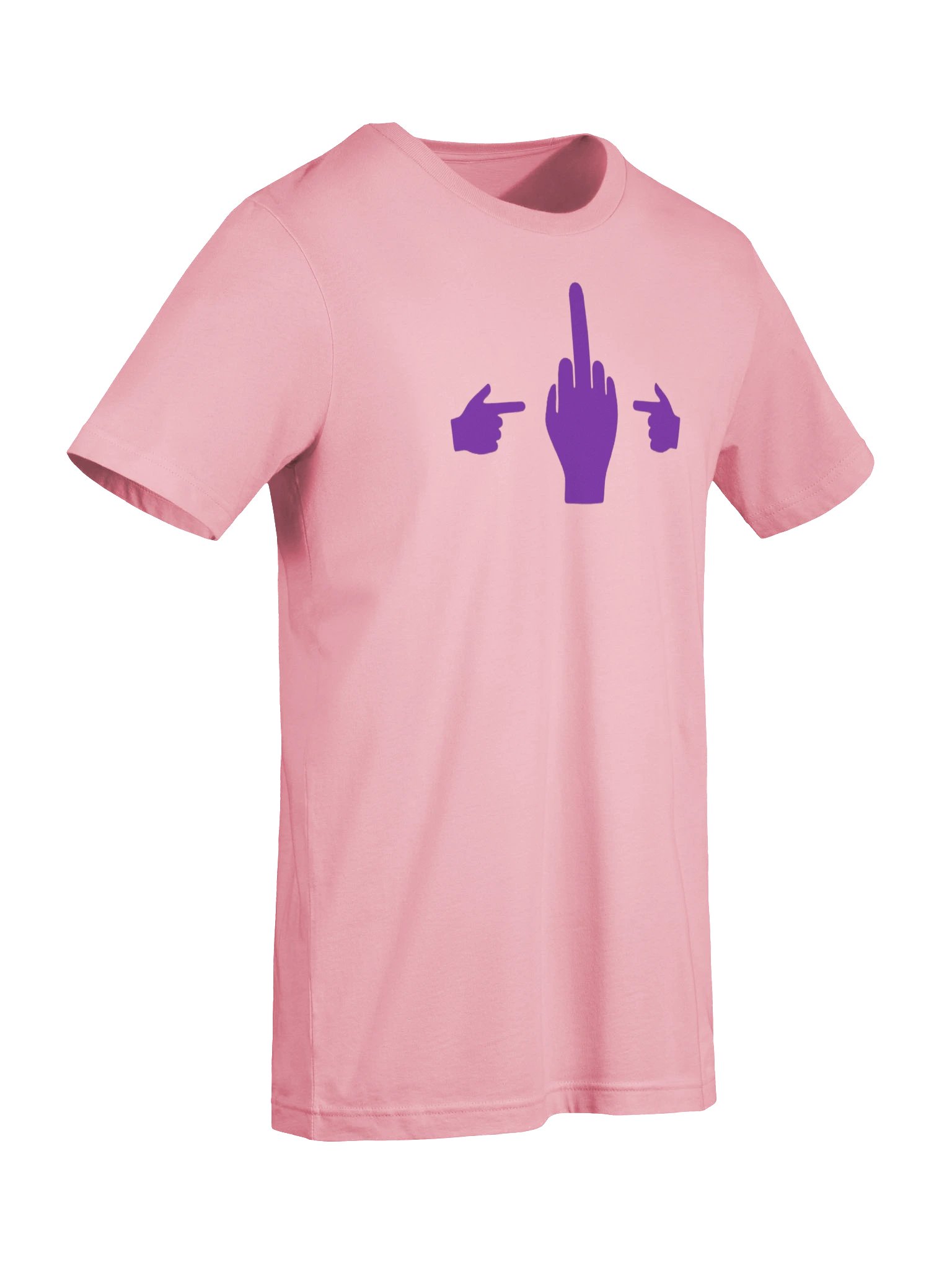 No Middle Finger Point ShopCo Purple Unisex Tee product image (25)