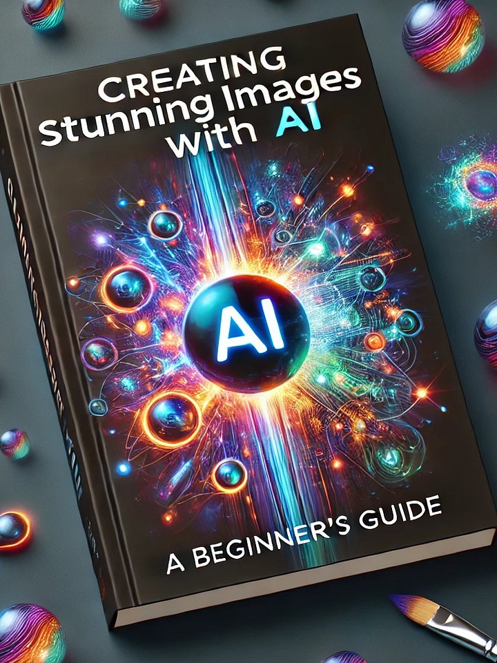 Creating Stunning Images with AI : A Beginner's Guide product image (1)