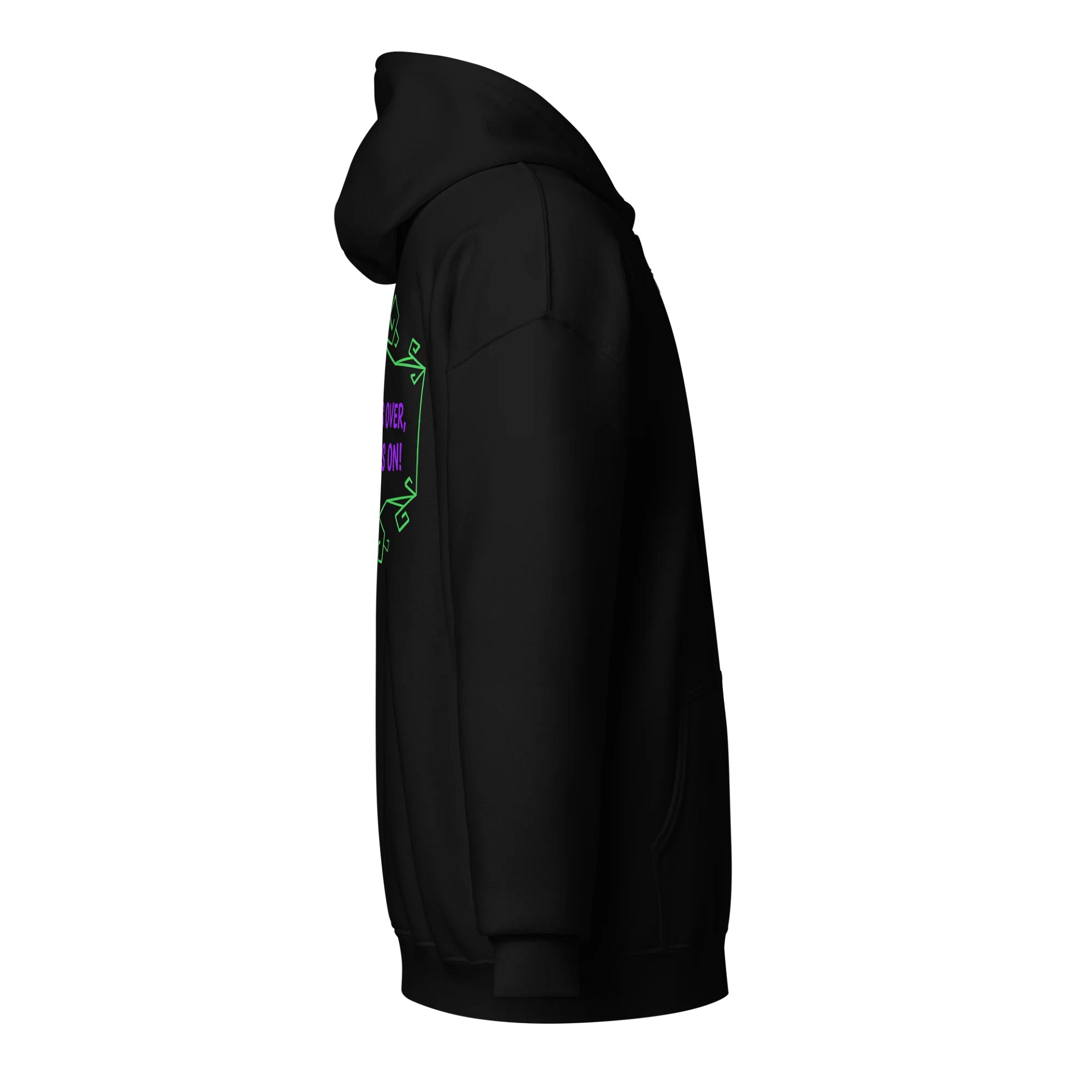 [UM Designs] Life Over, Game Over - Unisex Graphic Zip Hoodie product image (4)