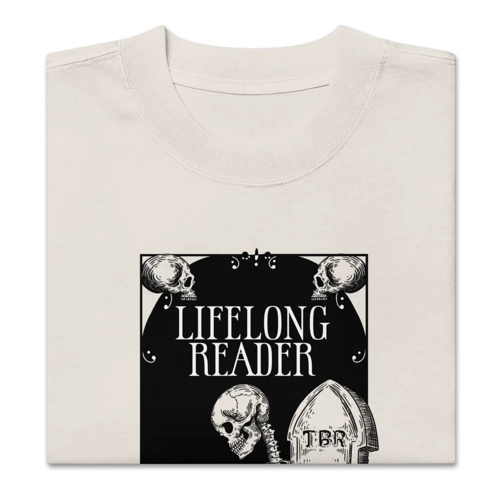 'Lifelong Reader' Oversized Tee product image (5)