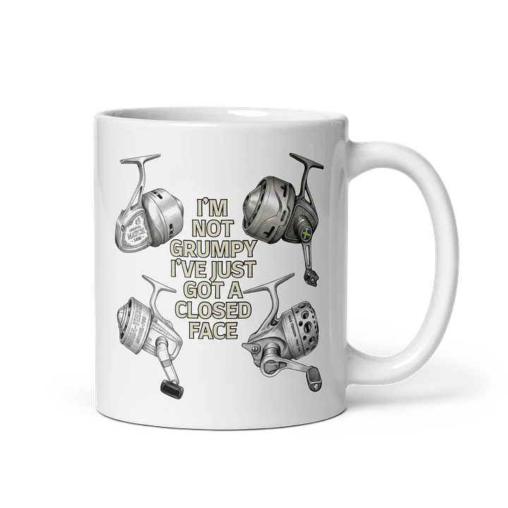 "I'm Not Grumpy" Closed Face Reel Mug product image (1)