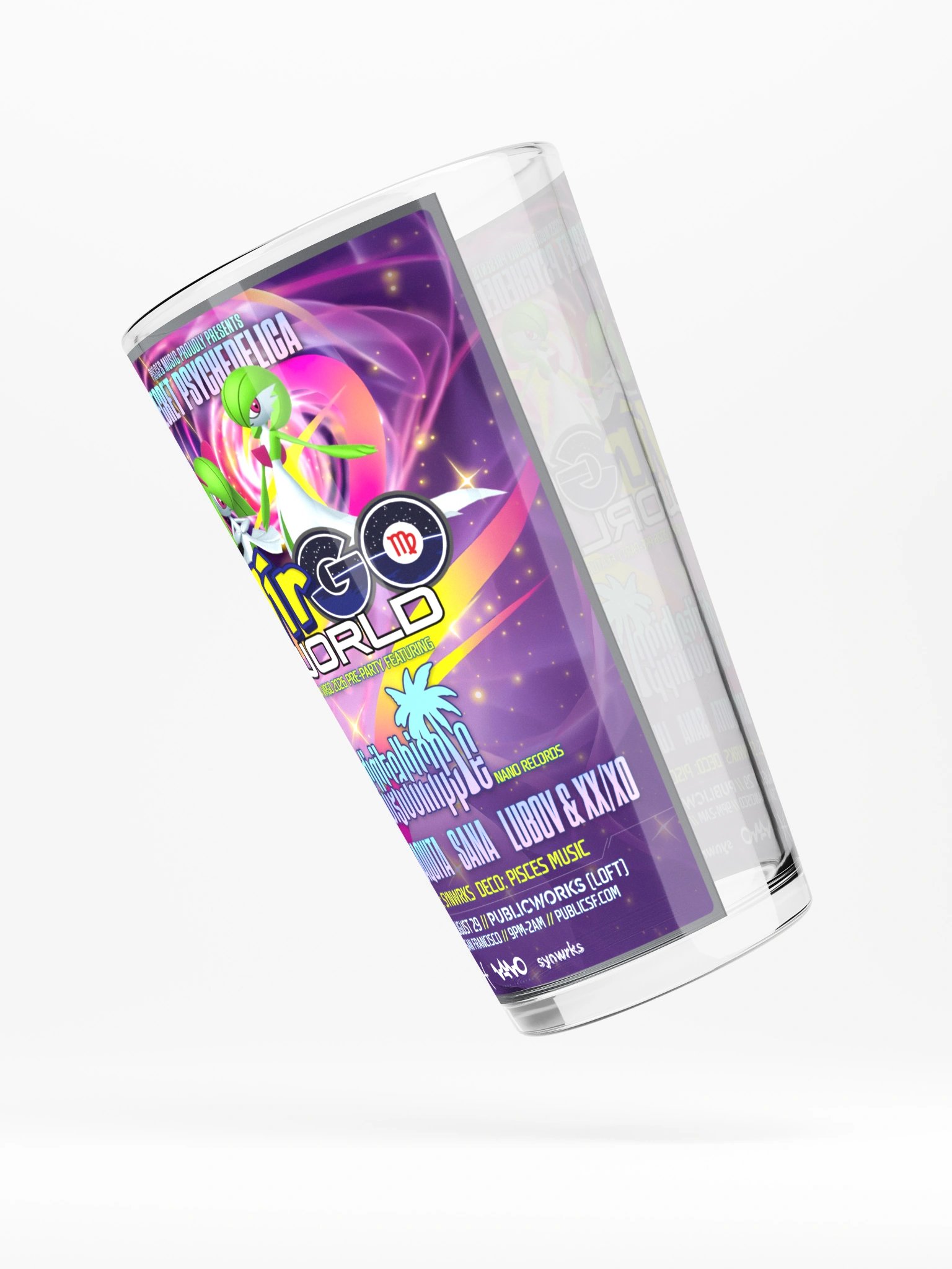 Virgo World Shaker Pint Glass product image (3)
