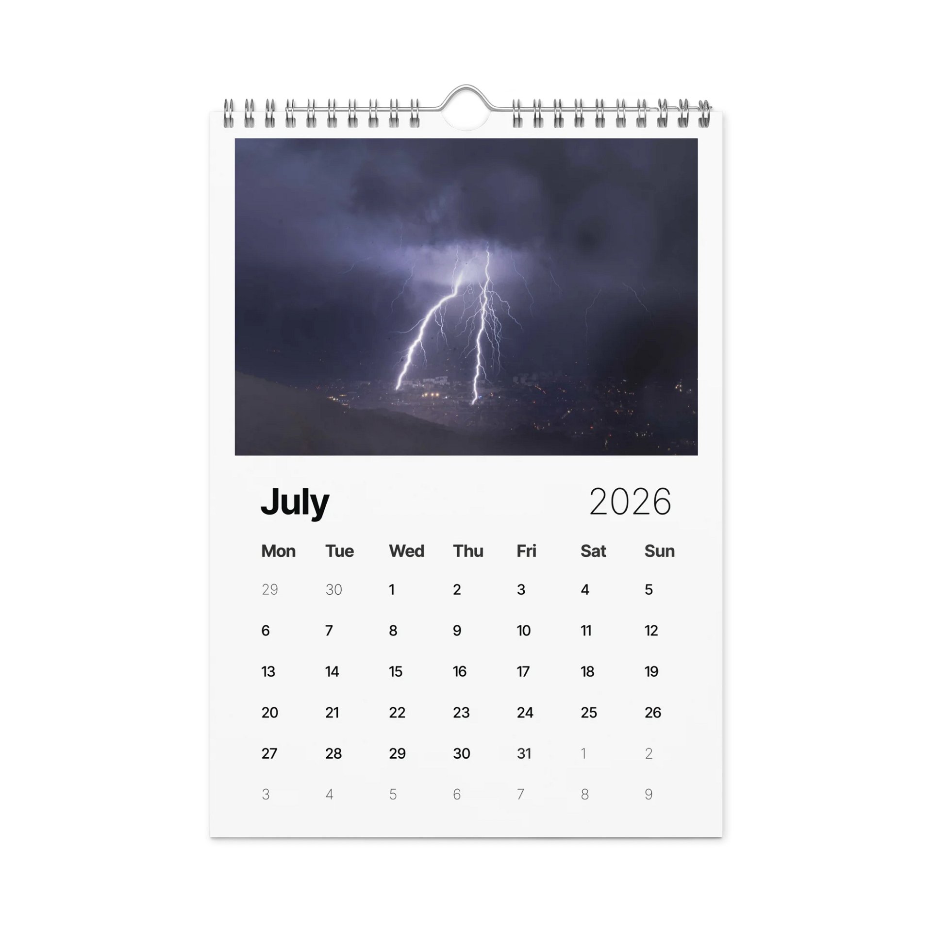 CALENDRIER 2026 ( EN / US ) product image (7)