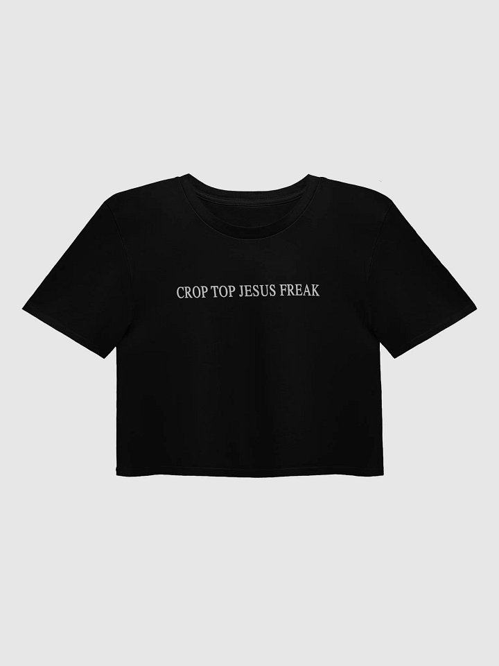Crop Top Jesus Freak (Black) product image (1)