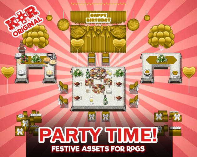 KR Party Time! Celebration Tileset for RPGs product image (1)