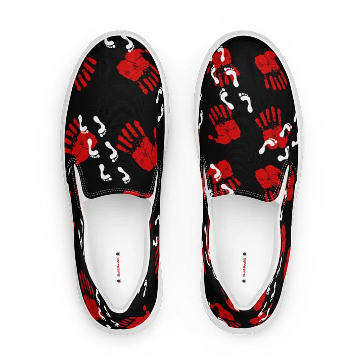 mens ghost print slip on product image (1)