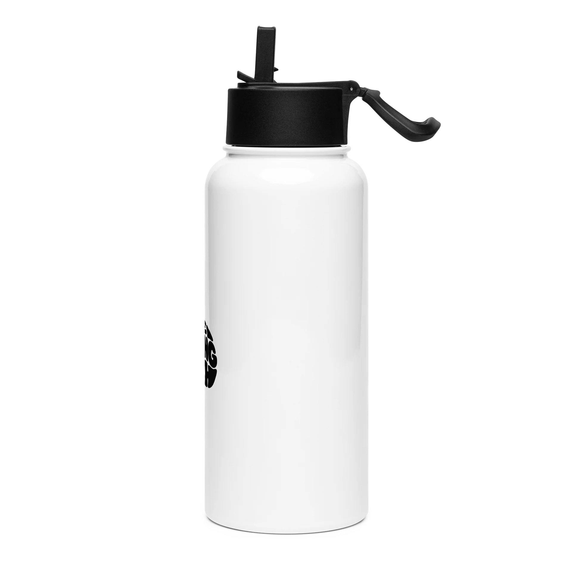 The Boring Rich Stainless Steel Water Bottle with a Straw Lid product image (3)