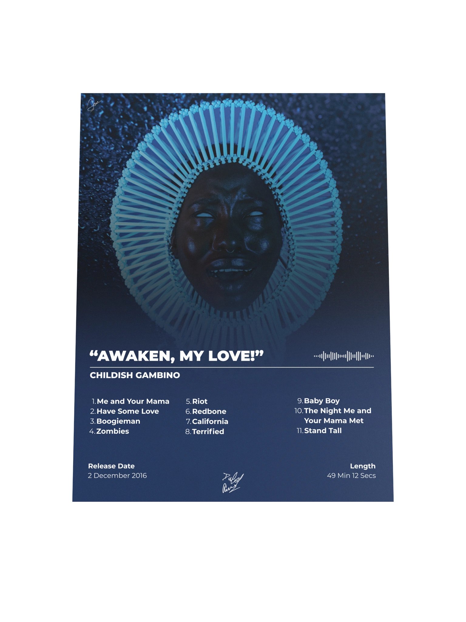 Awaken, My Love! Childish Gambino Album Poster product image (7)