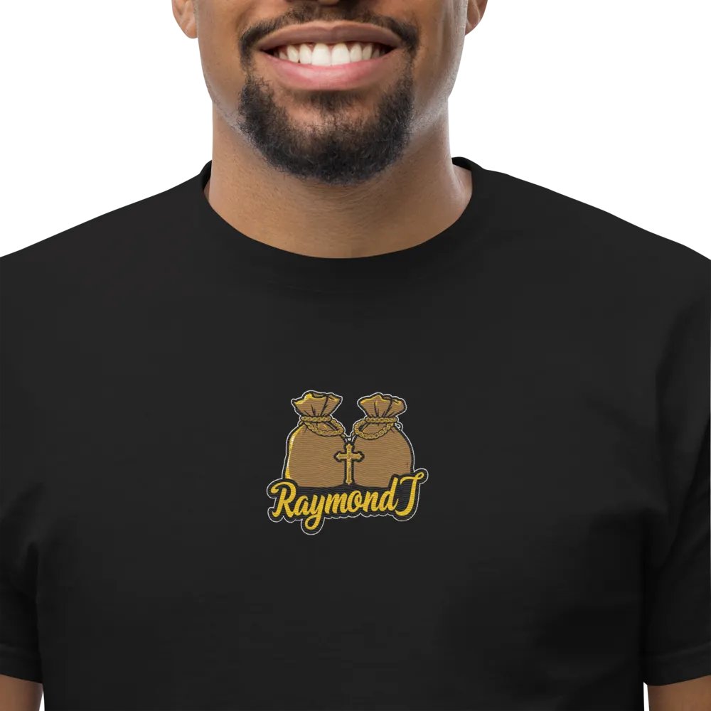 Raymond J - Original Embroided Centrepiece T-Shirt product image (14)