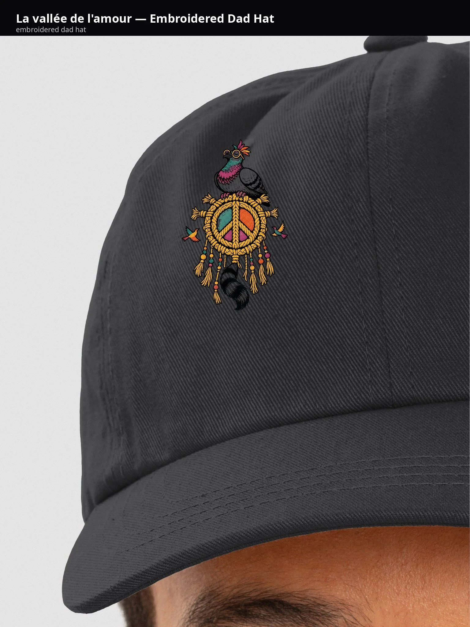 La vallée de l'amour — Embroidered Dad Hat - bQX6DA