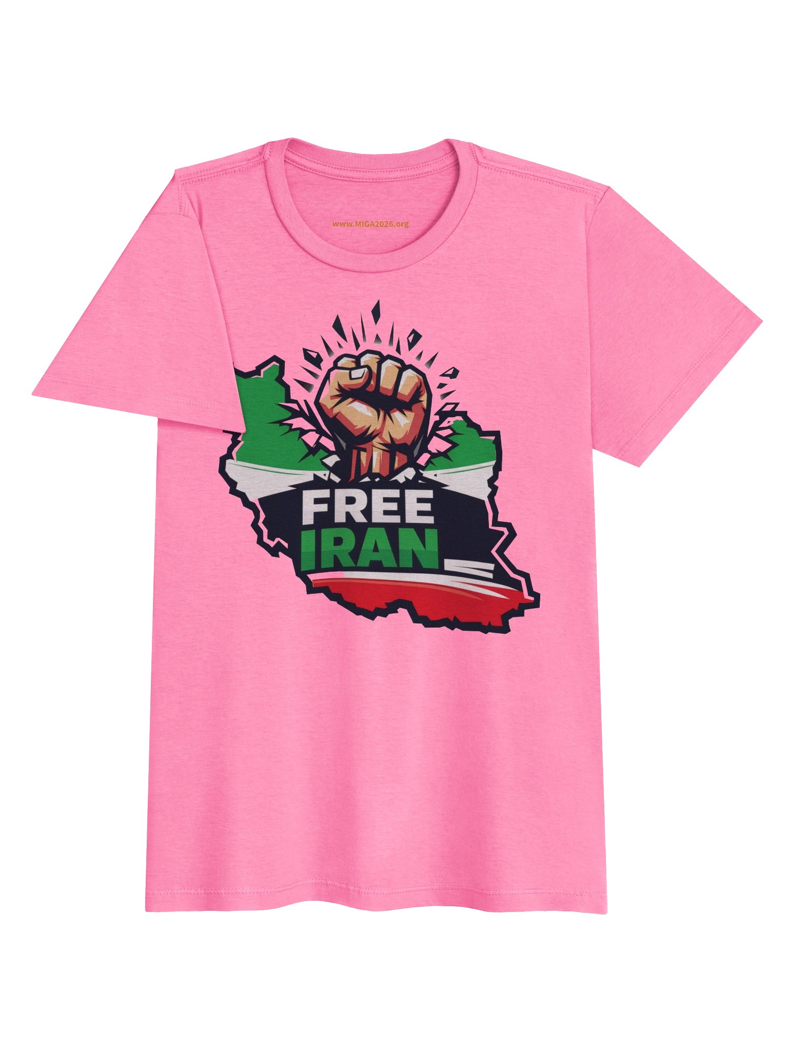 Free Iran Map Pride Women's Semi-Fitted Shirt product image (23)