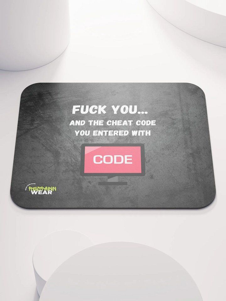 Cheat Code Rebellion Mouse Pad product image (1)