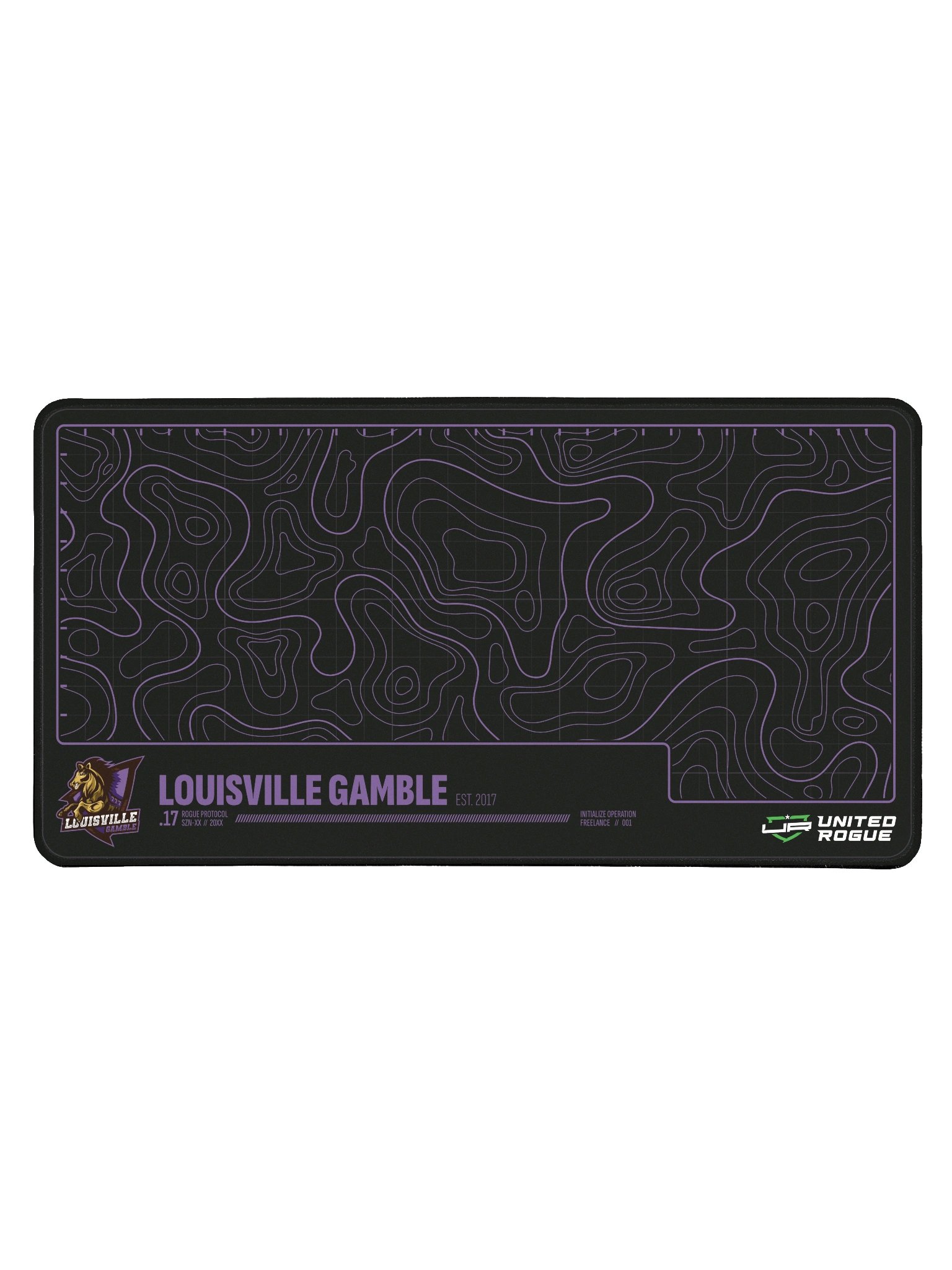 Louisville Gamble Map Desk Mat product image (1)