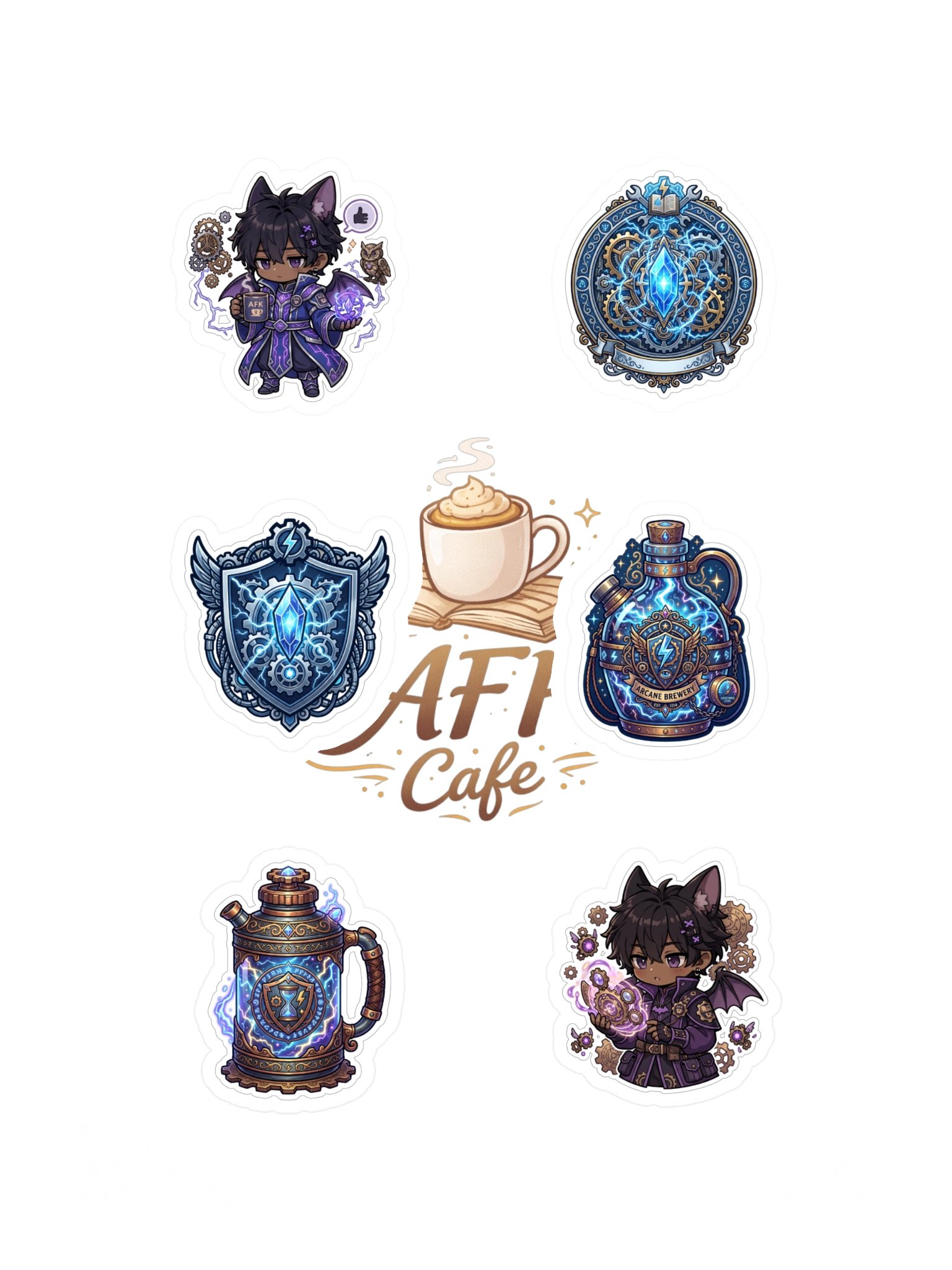 Nitebyte – House of Stormcoil Arcanum Sticker Sheet product image (3)