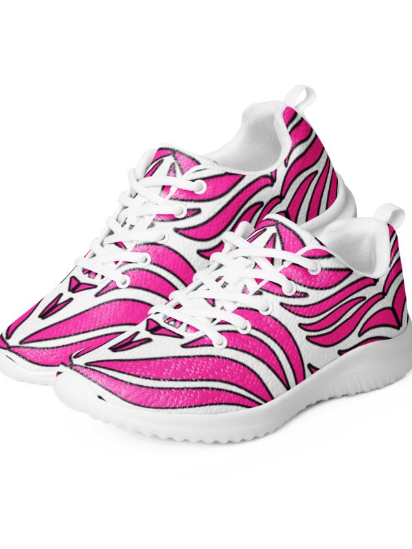Pink Energy: Symmetrischer Flow-Print Women's Athletic Shoes product image (7)