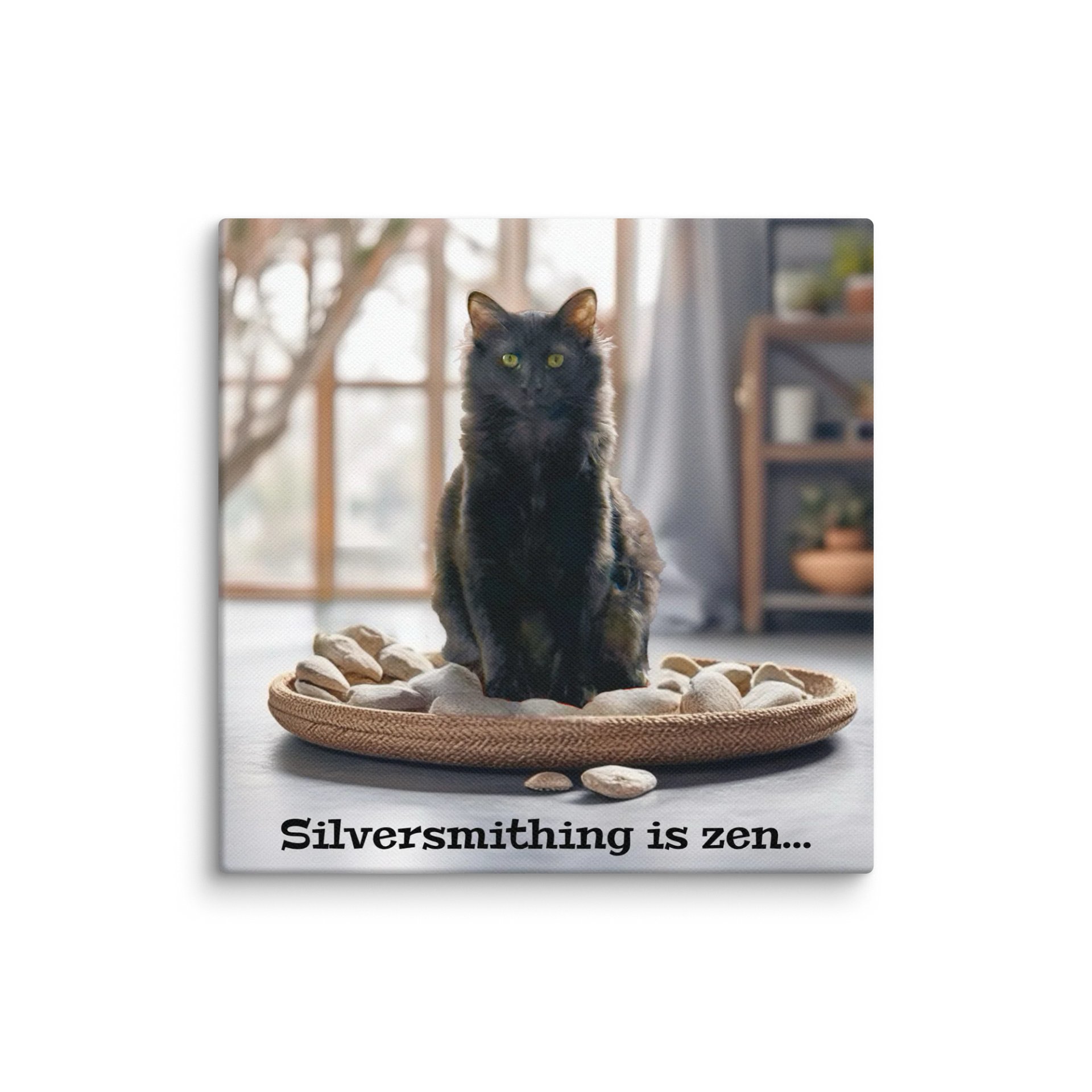 Silversmithing is zen… canvas picture product image (1)