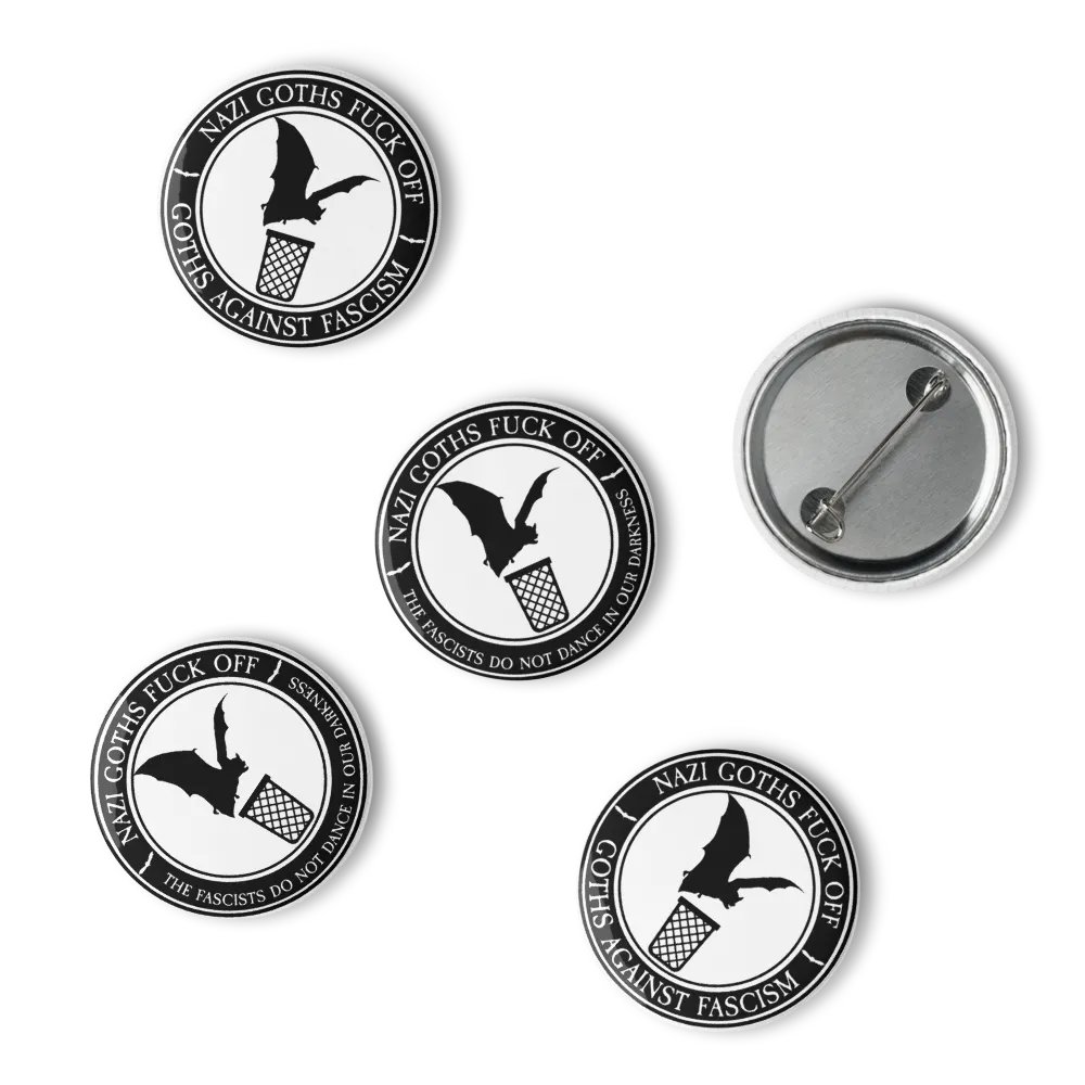 Nazi Goths Fuck Off Pins (Set of 5) product image (4)