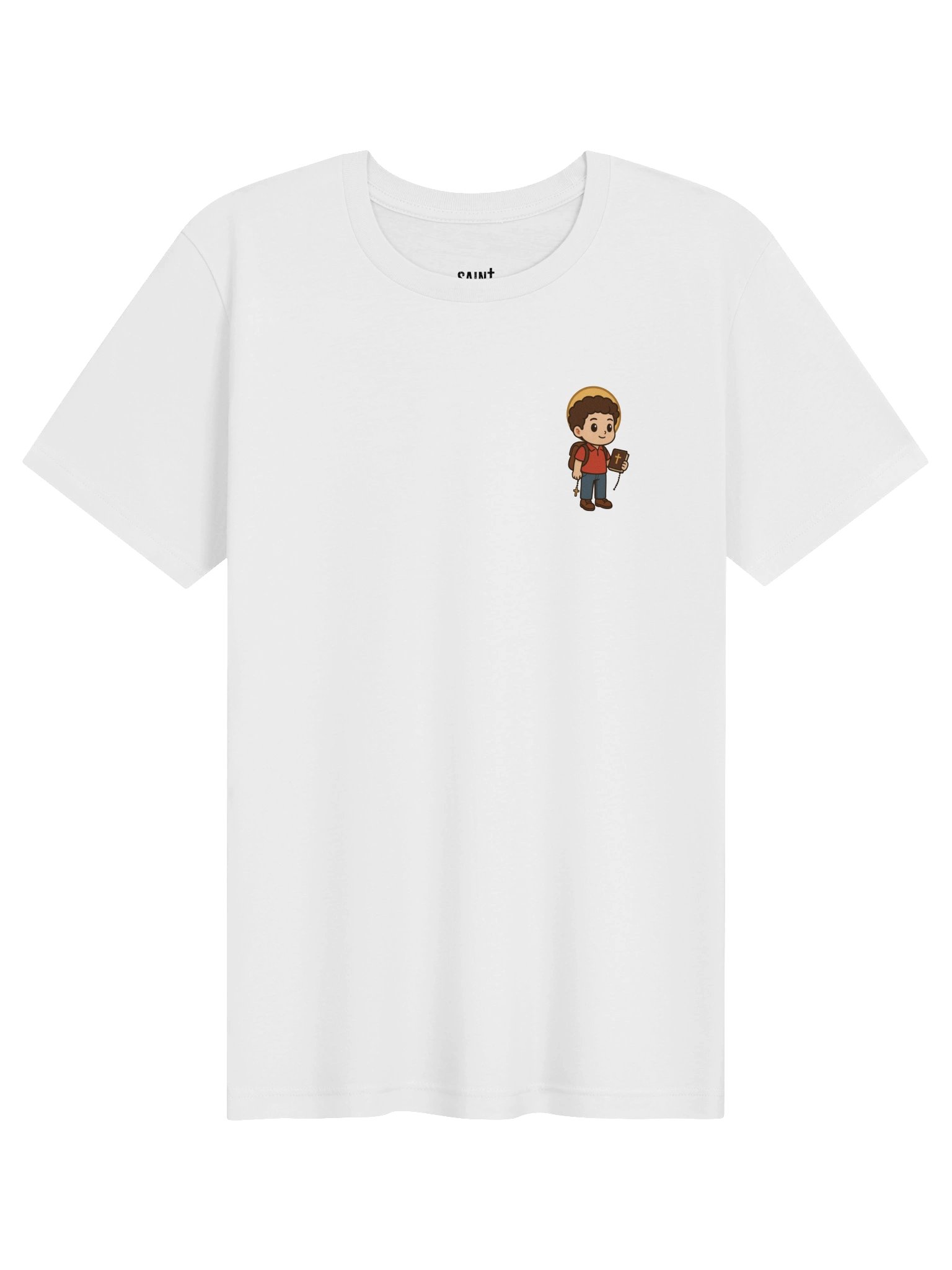 St. Carlo Acutis "Not Me, But God" T-Shirt product image (1)