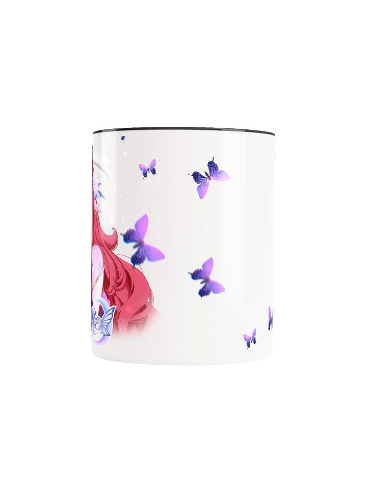 Moon Mermaid Butterfly Dream Mug (Colored Inside, Right Handed) product image (2)