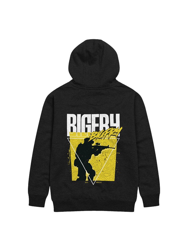 BIGFRY™ | TOPOGRAPHY HOODIE (BLACK) product image (2)