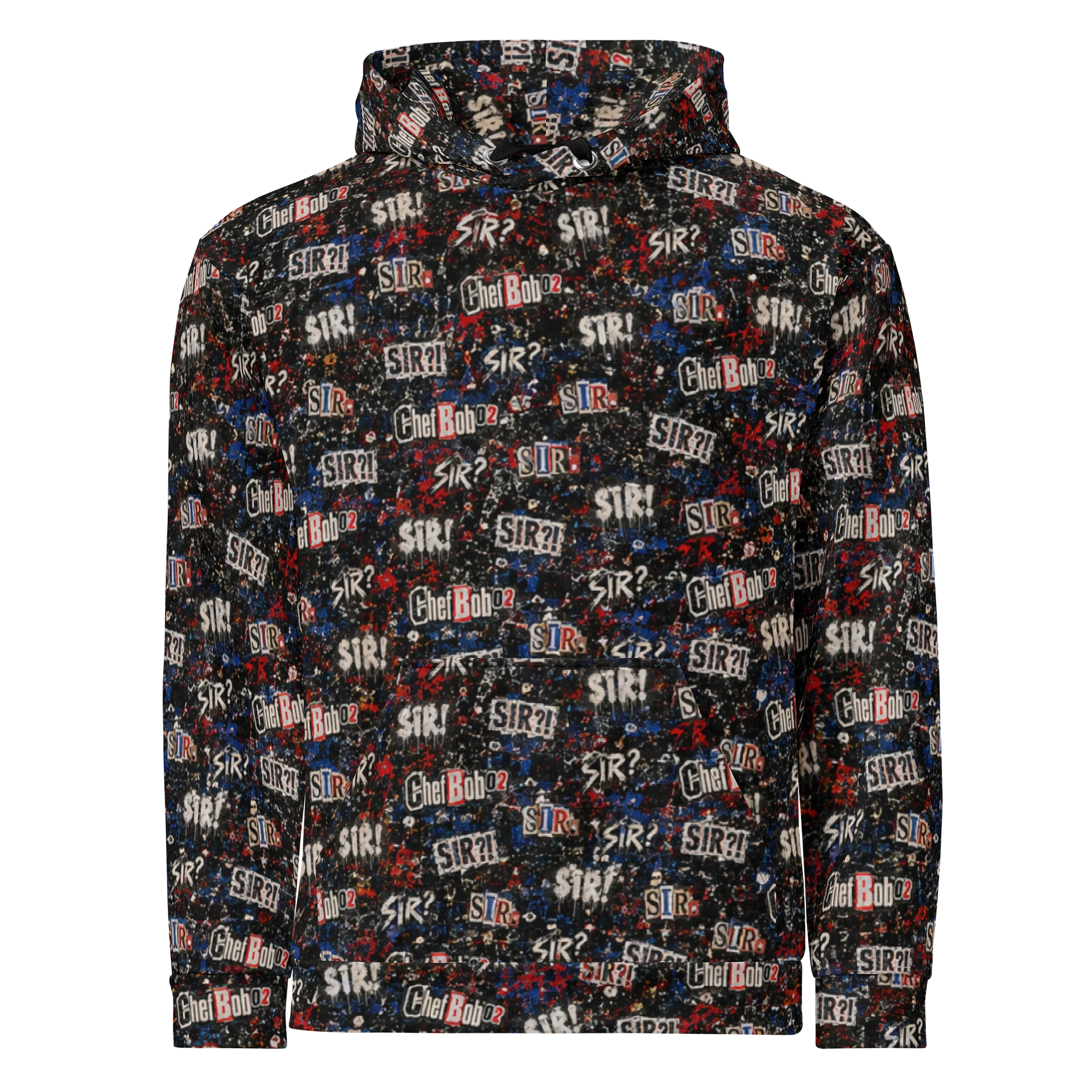 CB02 - ‘SIR’ Allover Print Hoodie product image (1)
