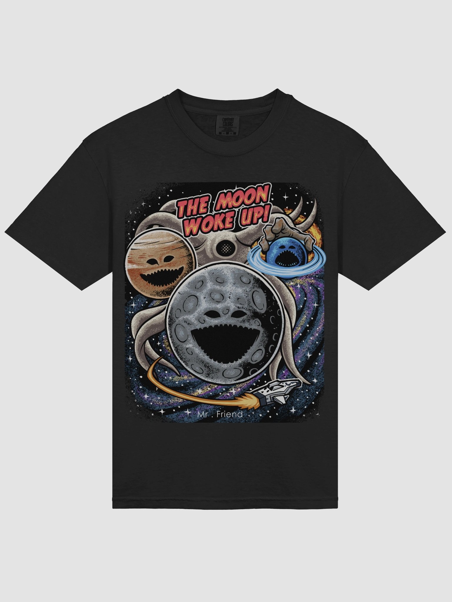 The Moon Woke Up Retro VHS Tee product image (3)