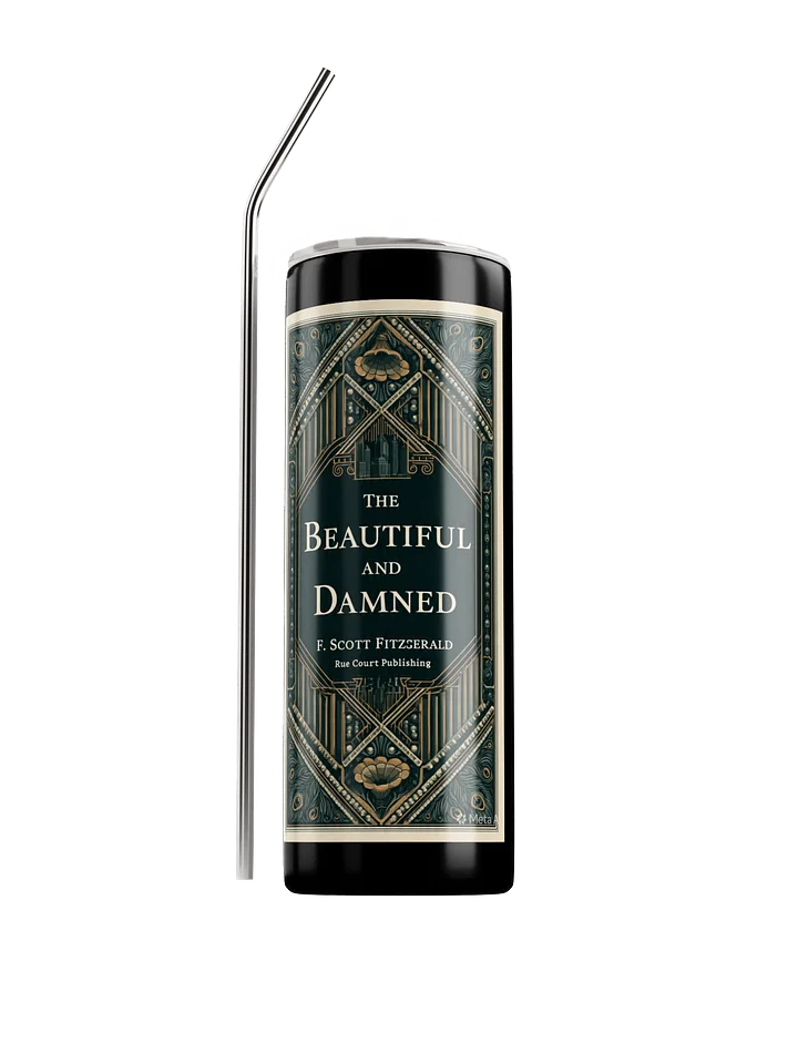 The Beautiful and Damned Art-Deco Tumbler product image (2)