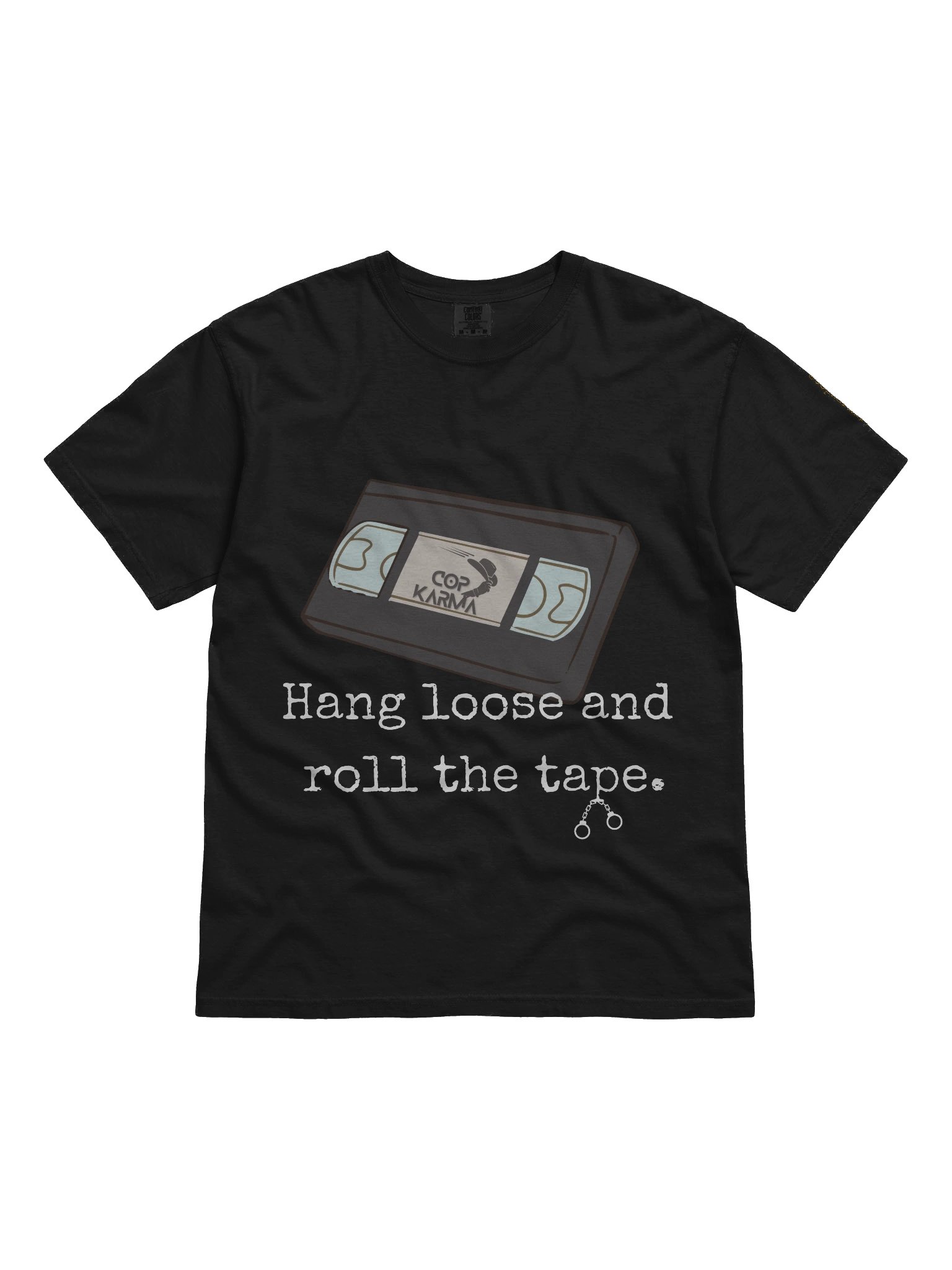 Cop Karma's Roll the Tape Tee product image (1)