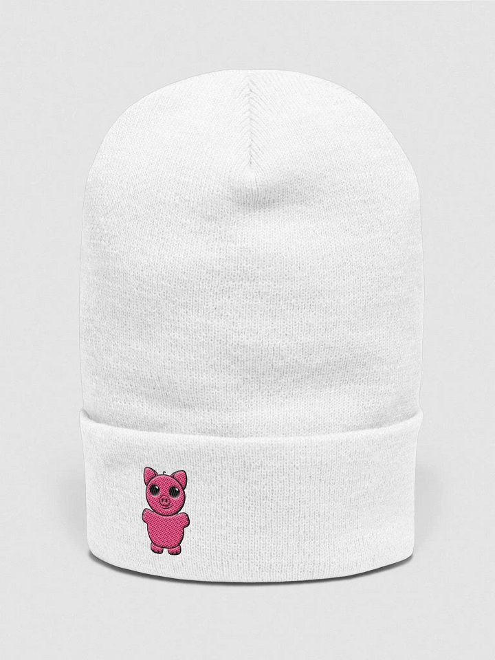 Squiggly Heart Cuffed Beanie product image (2)