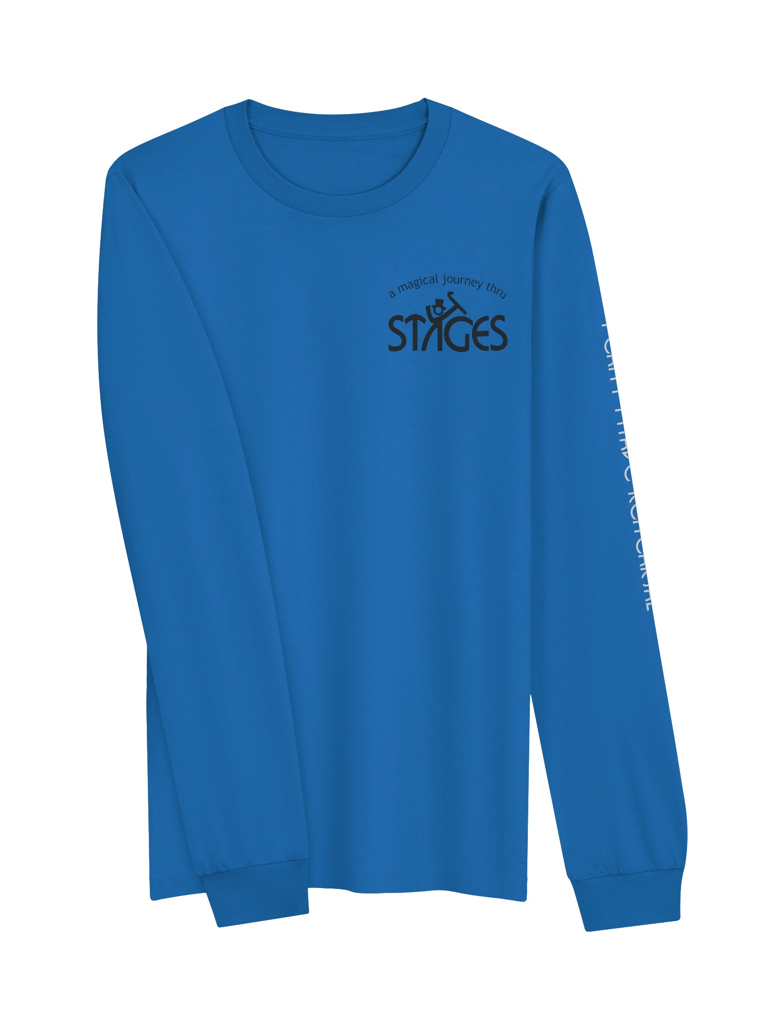 Light Super Soft Long Sleeve T Shirt - Black Stages Logo product image (3)