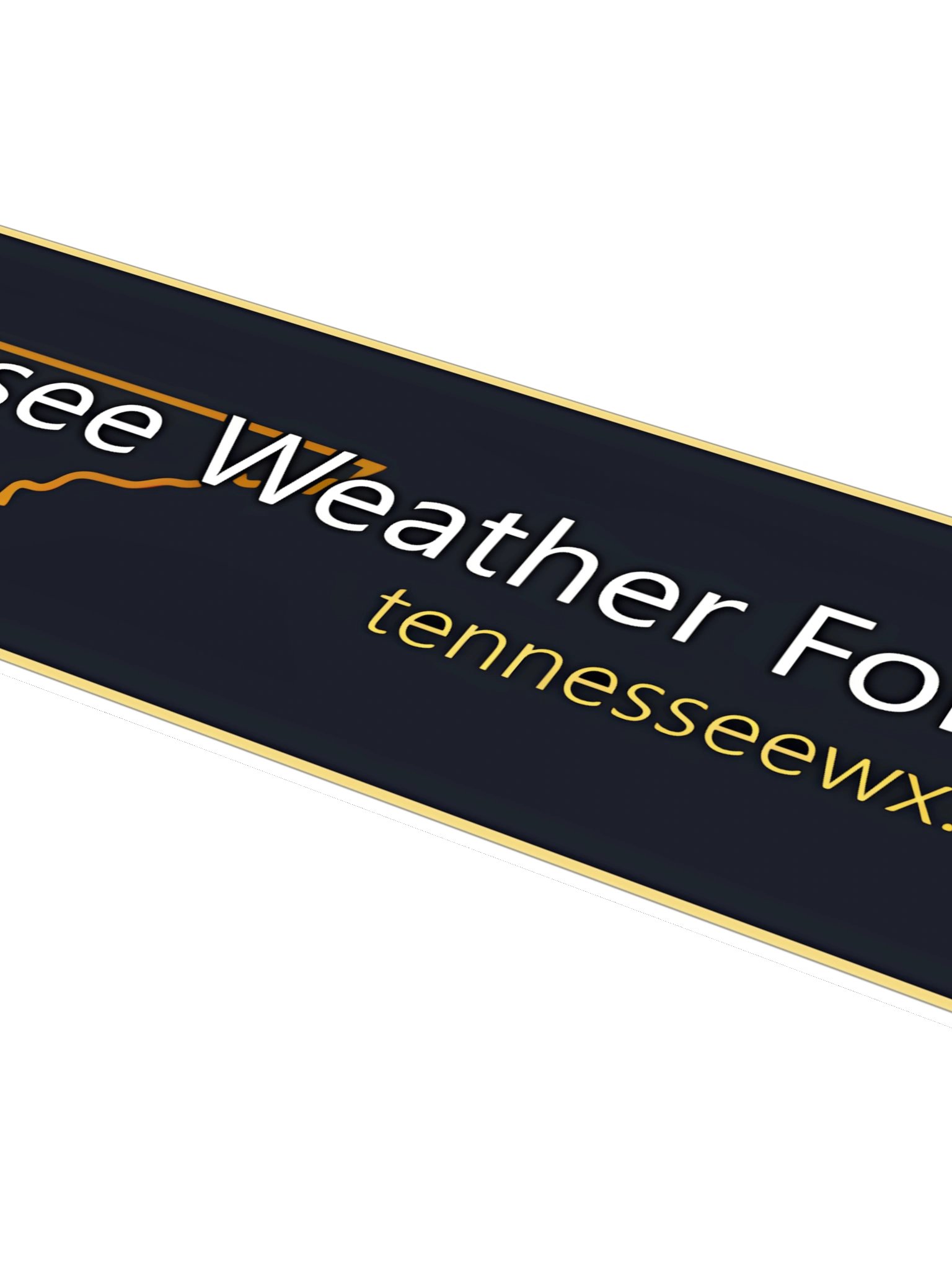 TennesseeWx Banner Bumper Sticker product image (4)