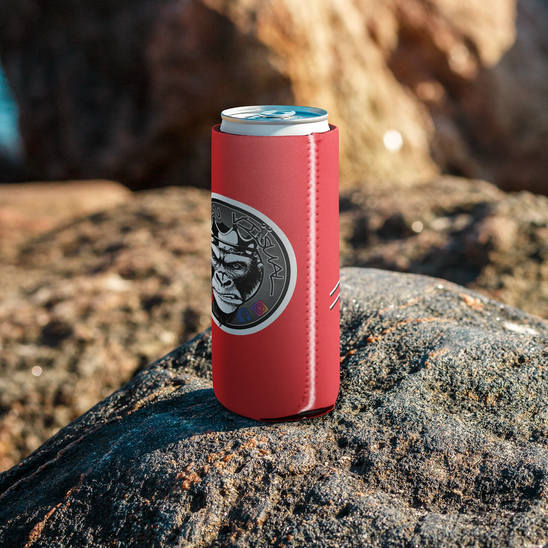Signature 1 Gorilla Koozie - Red (slim) product image (7)