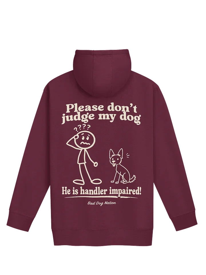 Handler impaired (male dog) - Premium Adult Unisex Hoodie product image (1)