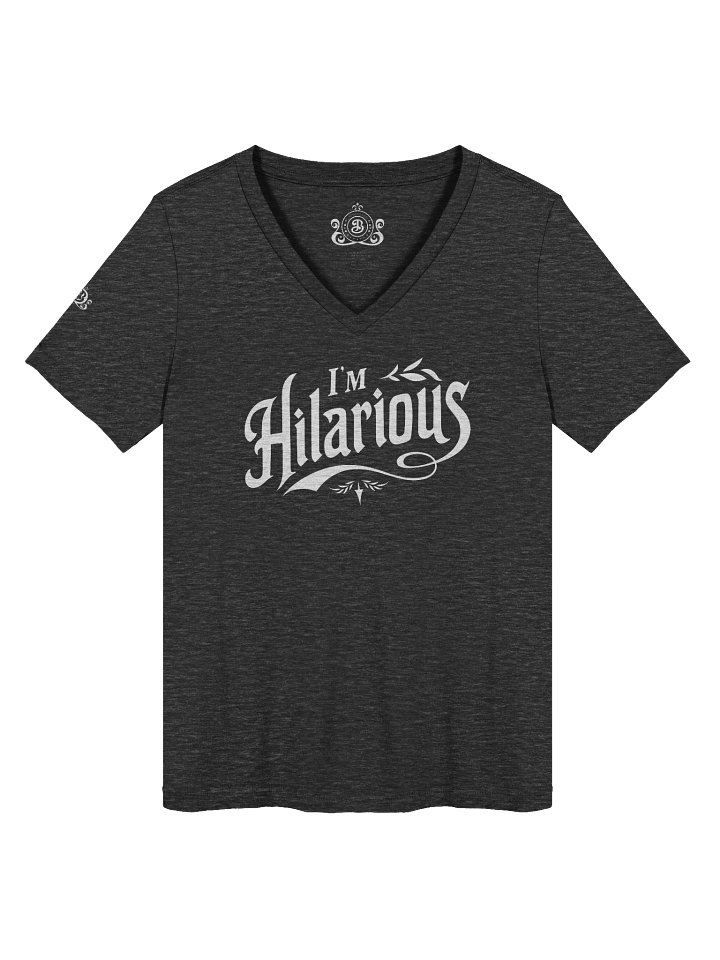 I'm Hilarious v-neck tee product image (3)