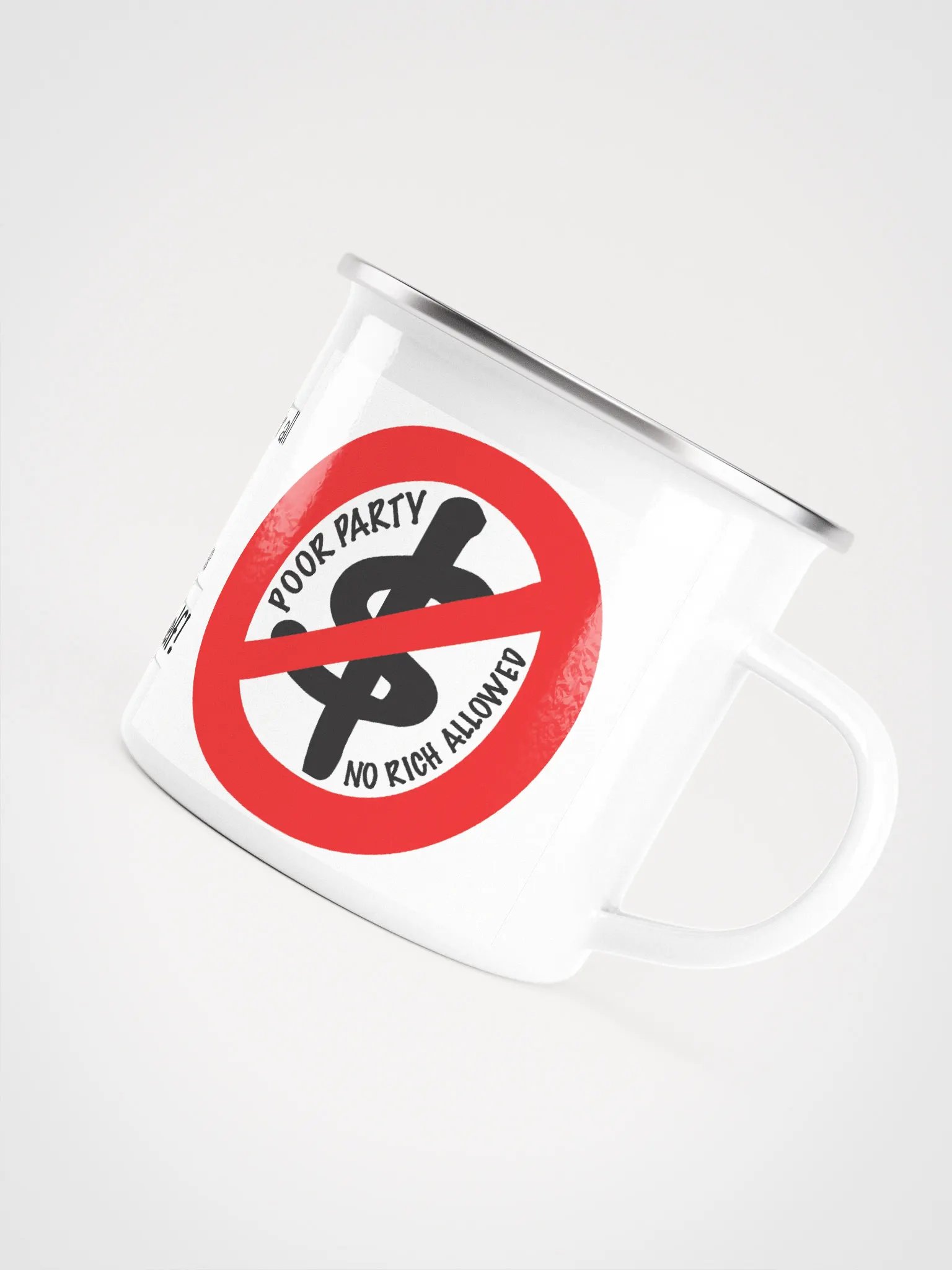 Poor Party Enamel Mug product image (5)
