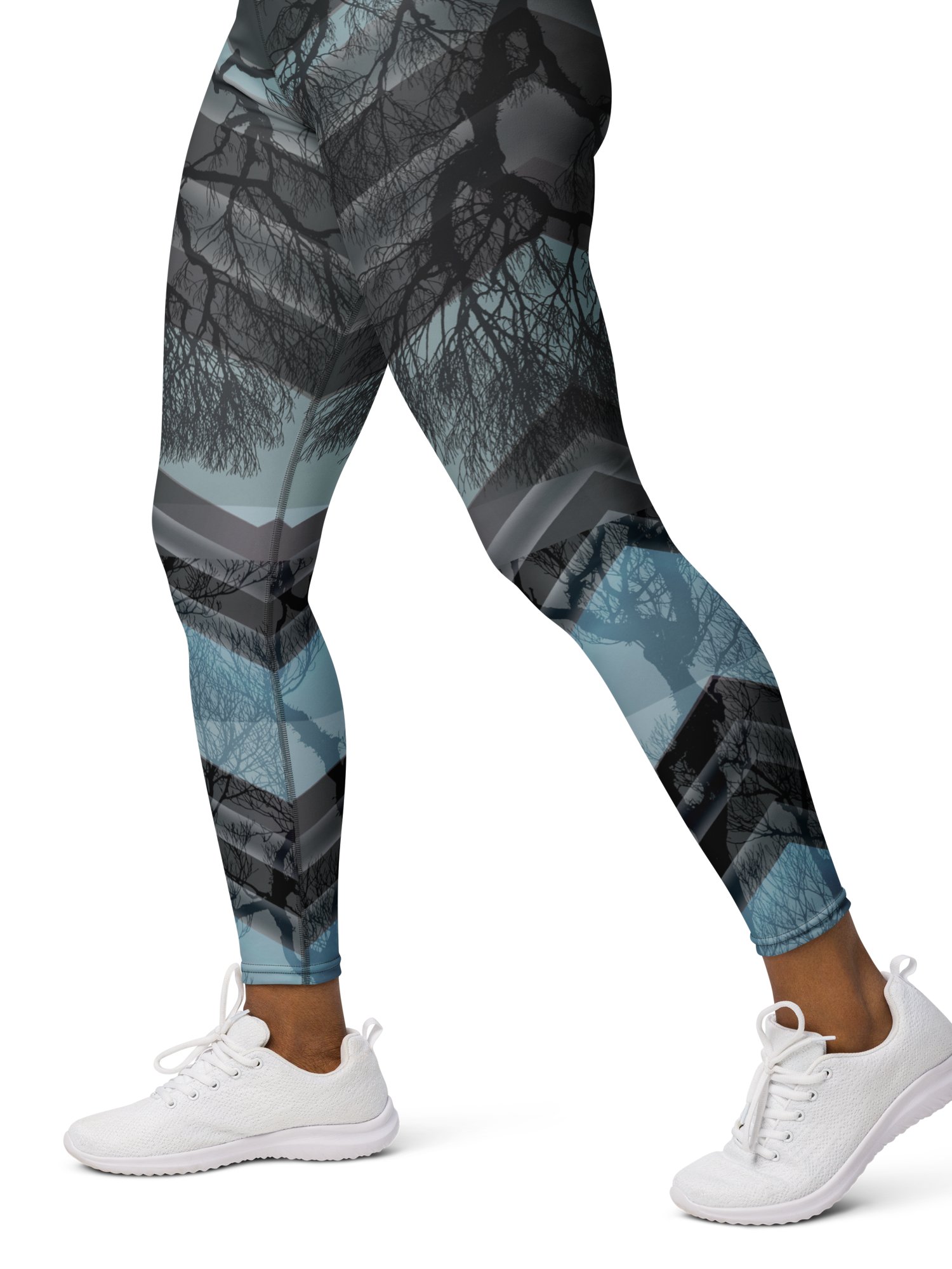 Gray Wood-Yoga Leggings product image (12)