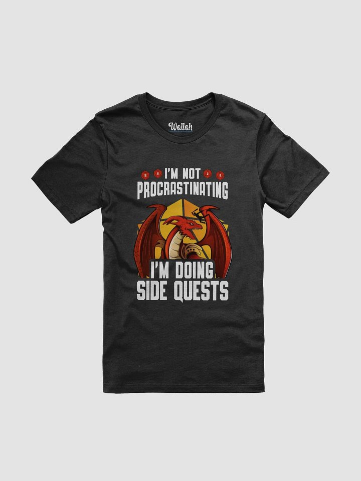 I’m Not Procrastinating, I’m Doing Side Quests T-Shirt - For Gamers & Adventurers product image (1)