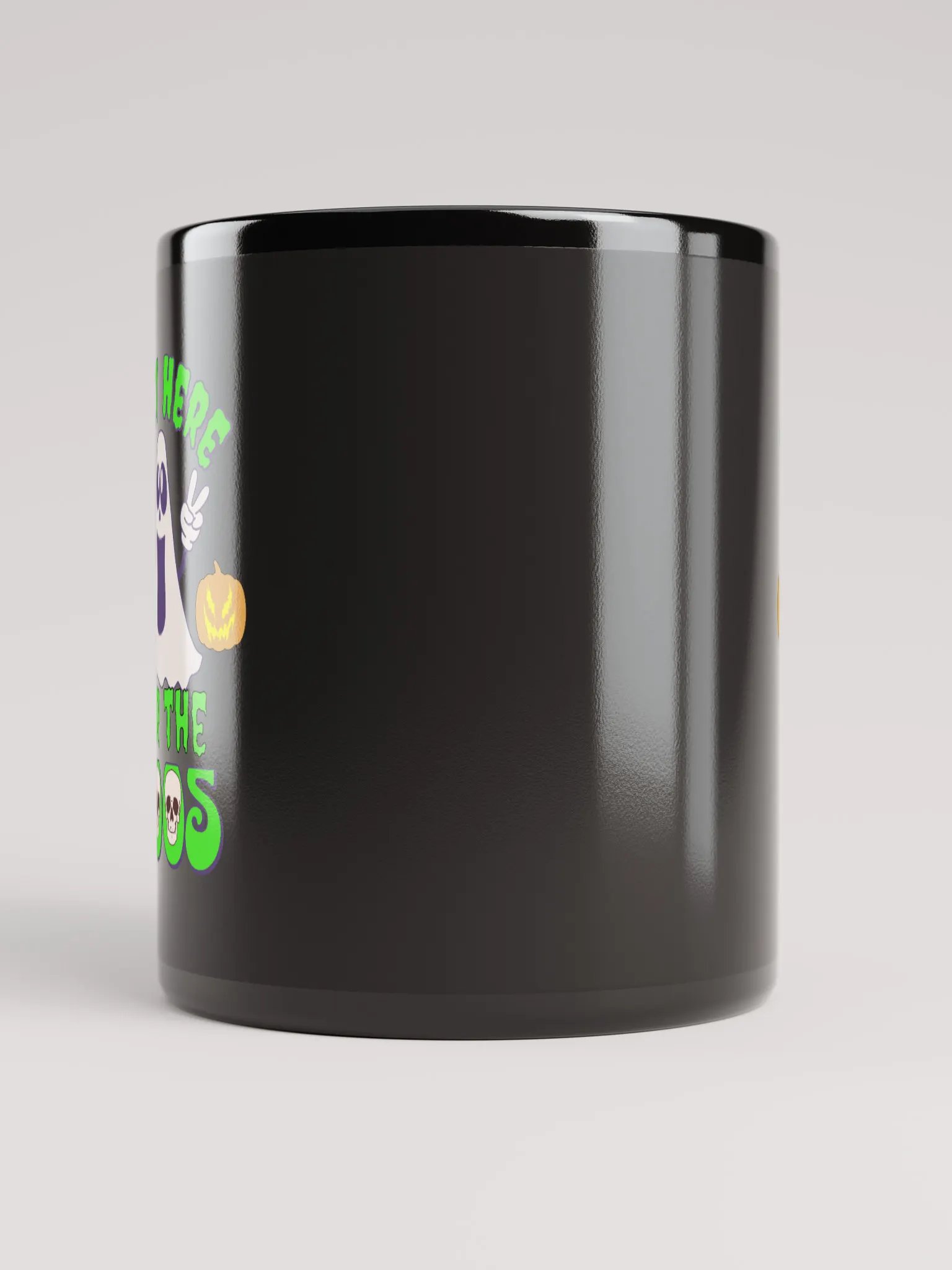 Only Here For The Boos Black Mug product image (5)
