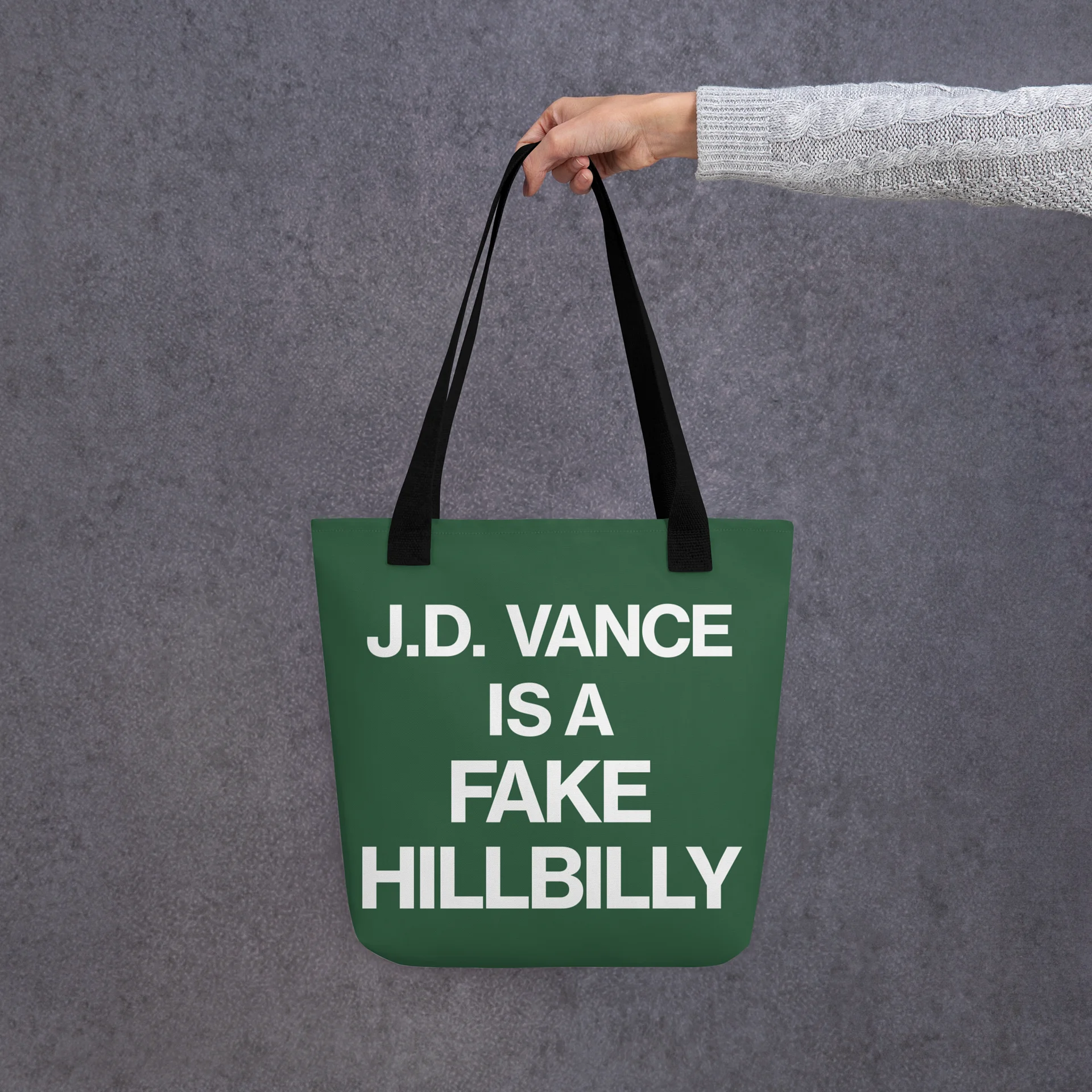 J.D. Vance Is a Fake Hillbilly Tote bag product image (1)