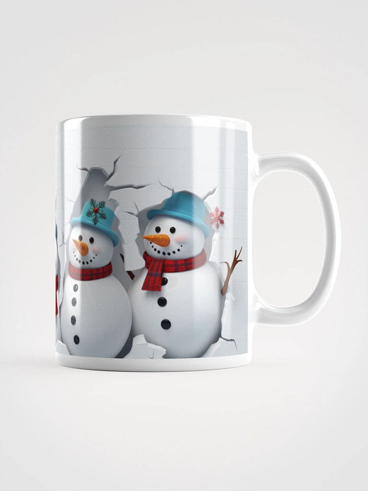 "Frosty's Fashionable Friends" 3D Christmas Mug product image (1)