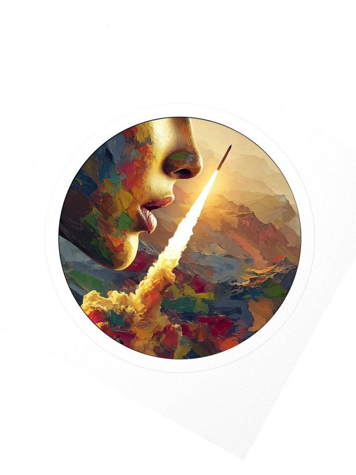 Liftoff Bliss Sticker product image (2)