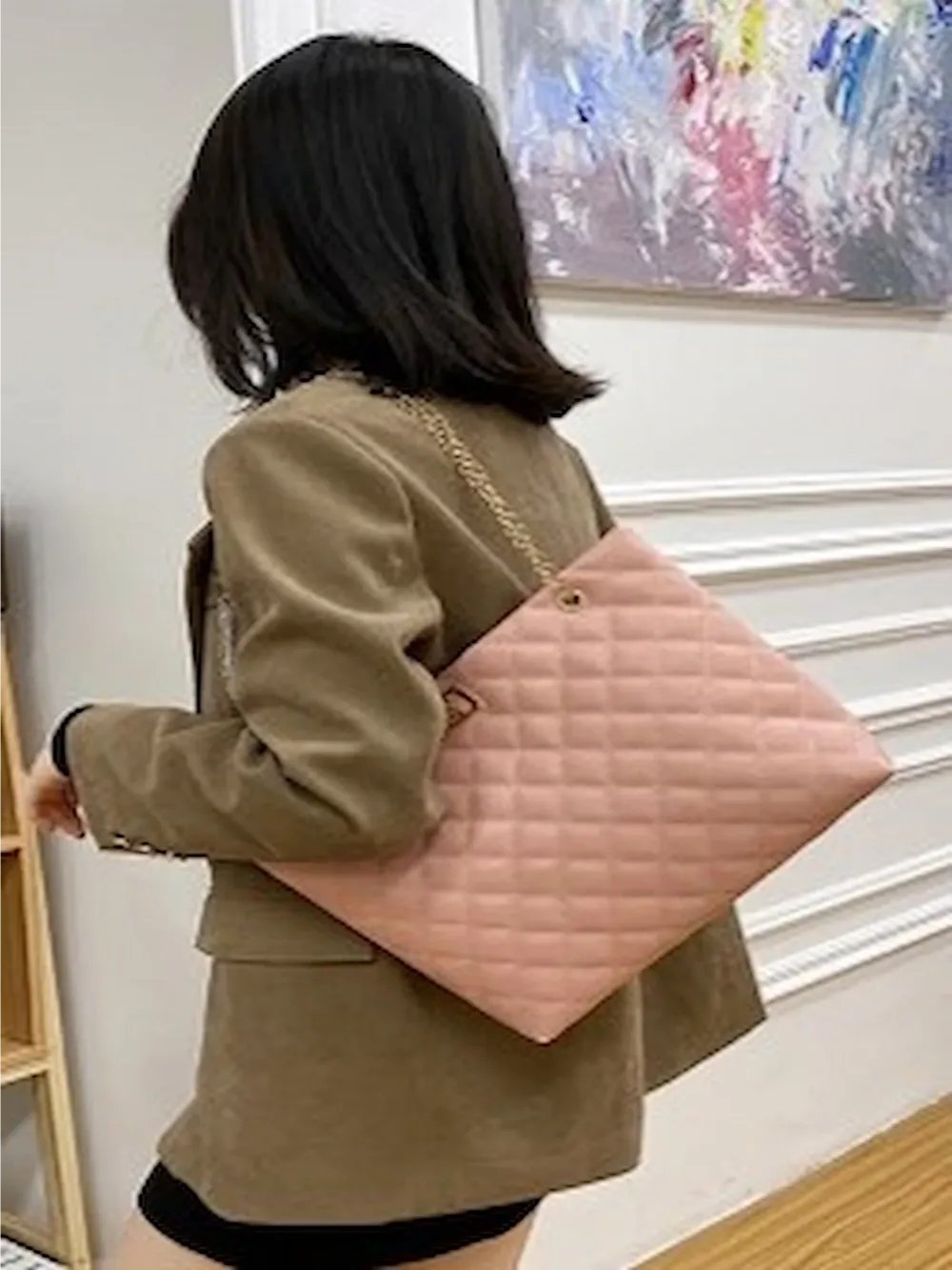حقيبة كتف نسائية بتصميم مبطن - خفيفة وعملية product image (9)