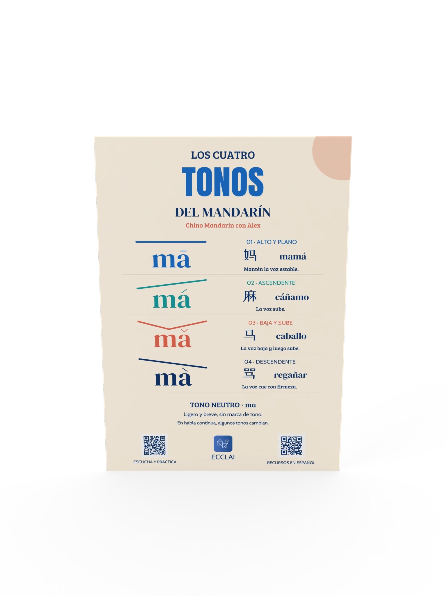 Póster ECCLAI - Los cuatro tonos del mandarín product image (5)