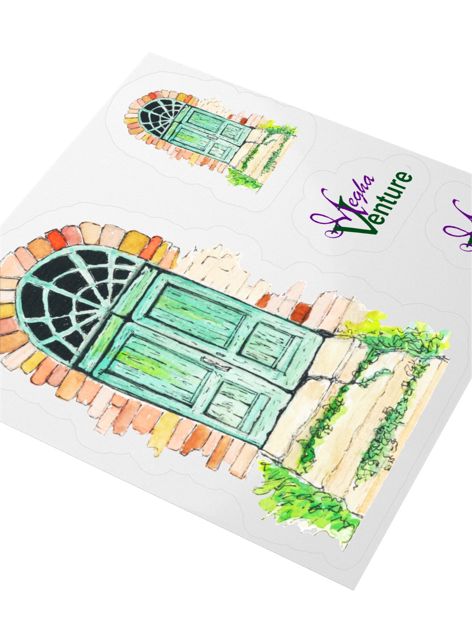 Double Door Arch Sticker product image (11)