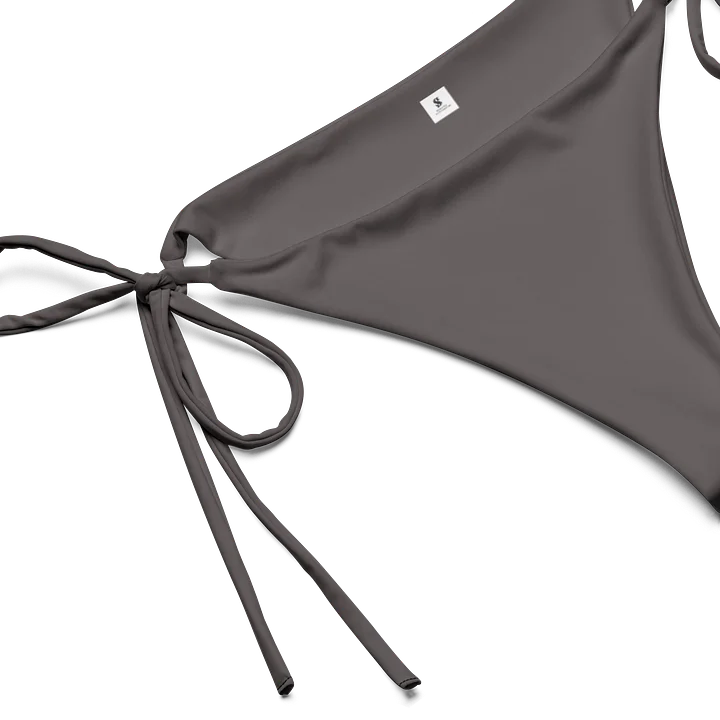 Minimal Gray All-Over Print Bikini Bottom product image (2)