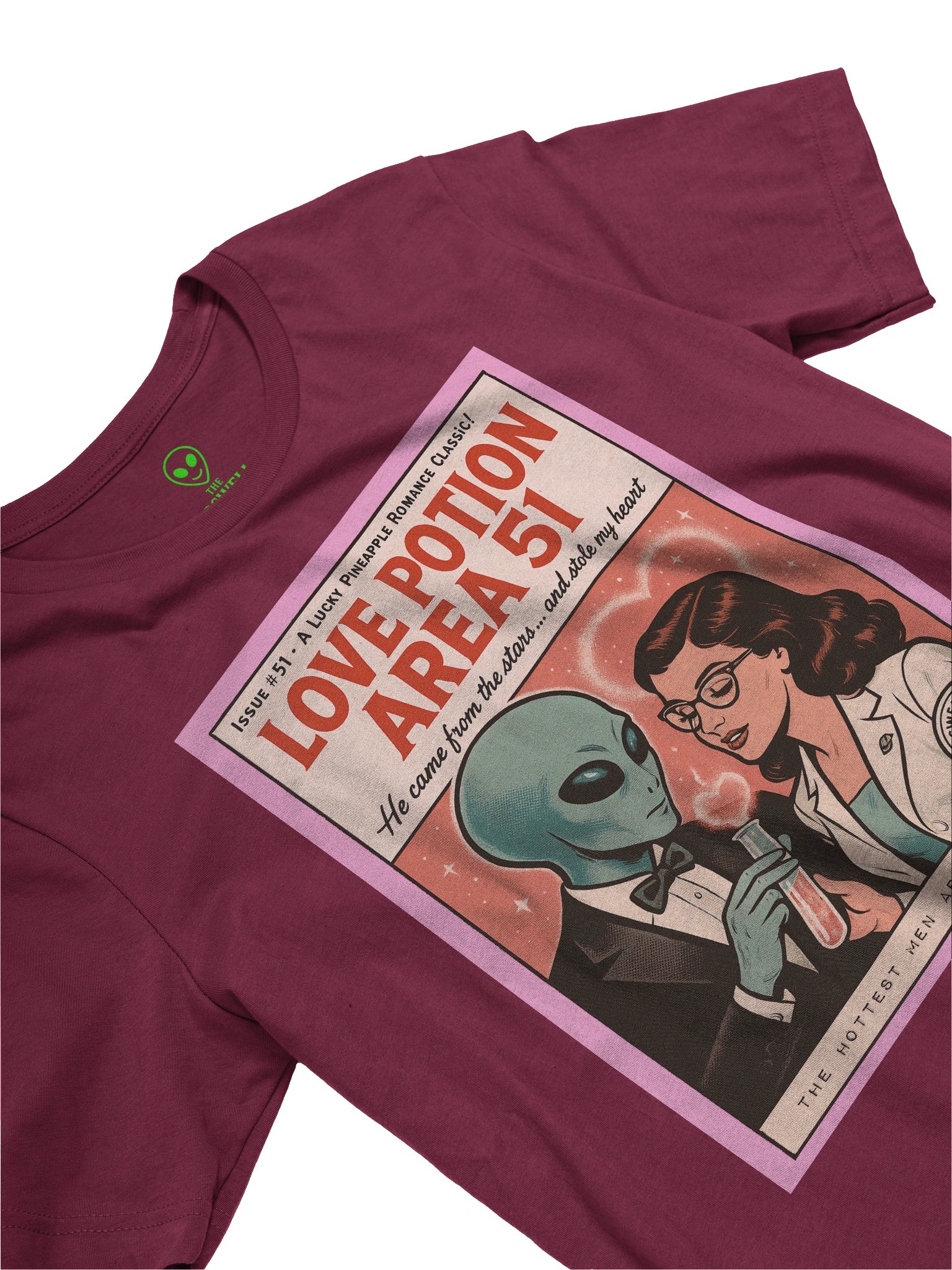 Love Potion Area 51 Comic Book Parody Concert Tee Fit Unisex T-Shirt product image (15)