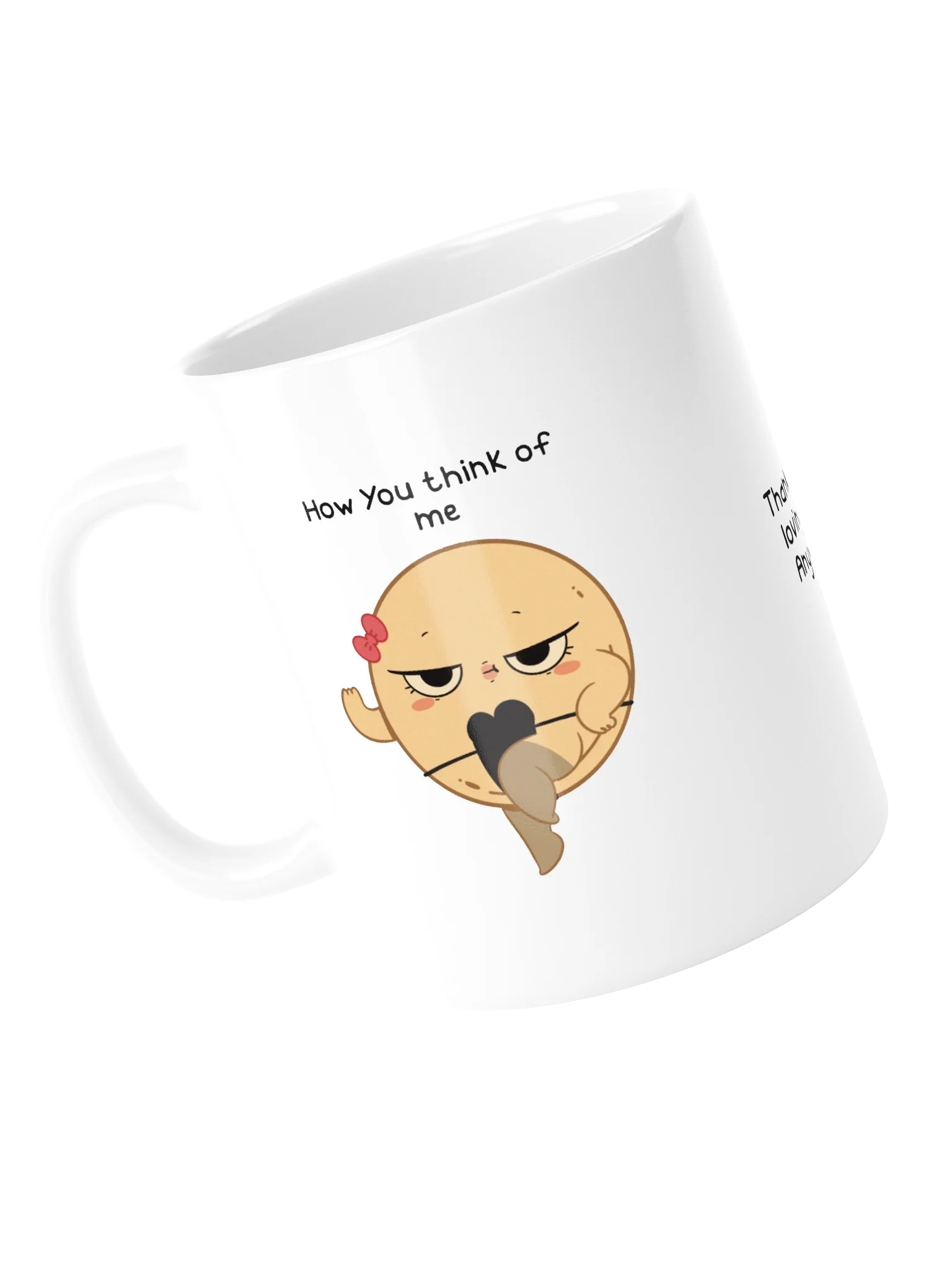 How you think of me vs how I actually look | Mug product image (13)