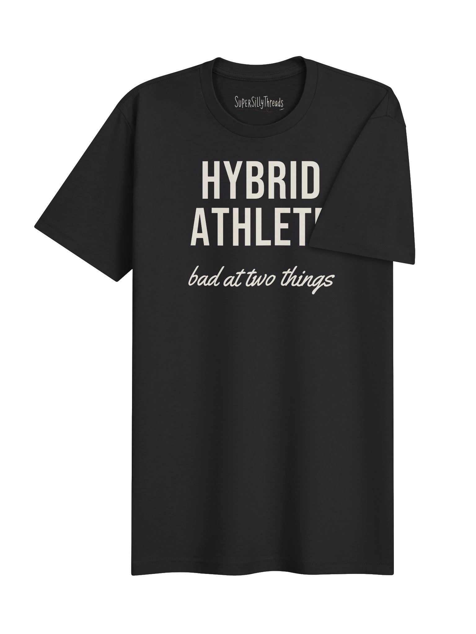 Hybrid Athlete Bad at Two Things Gym Tee product image (4)