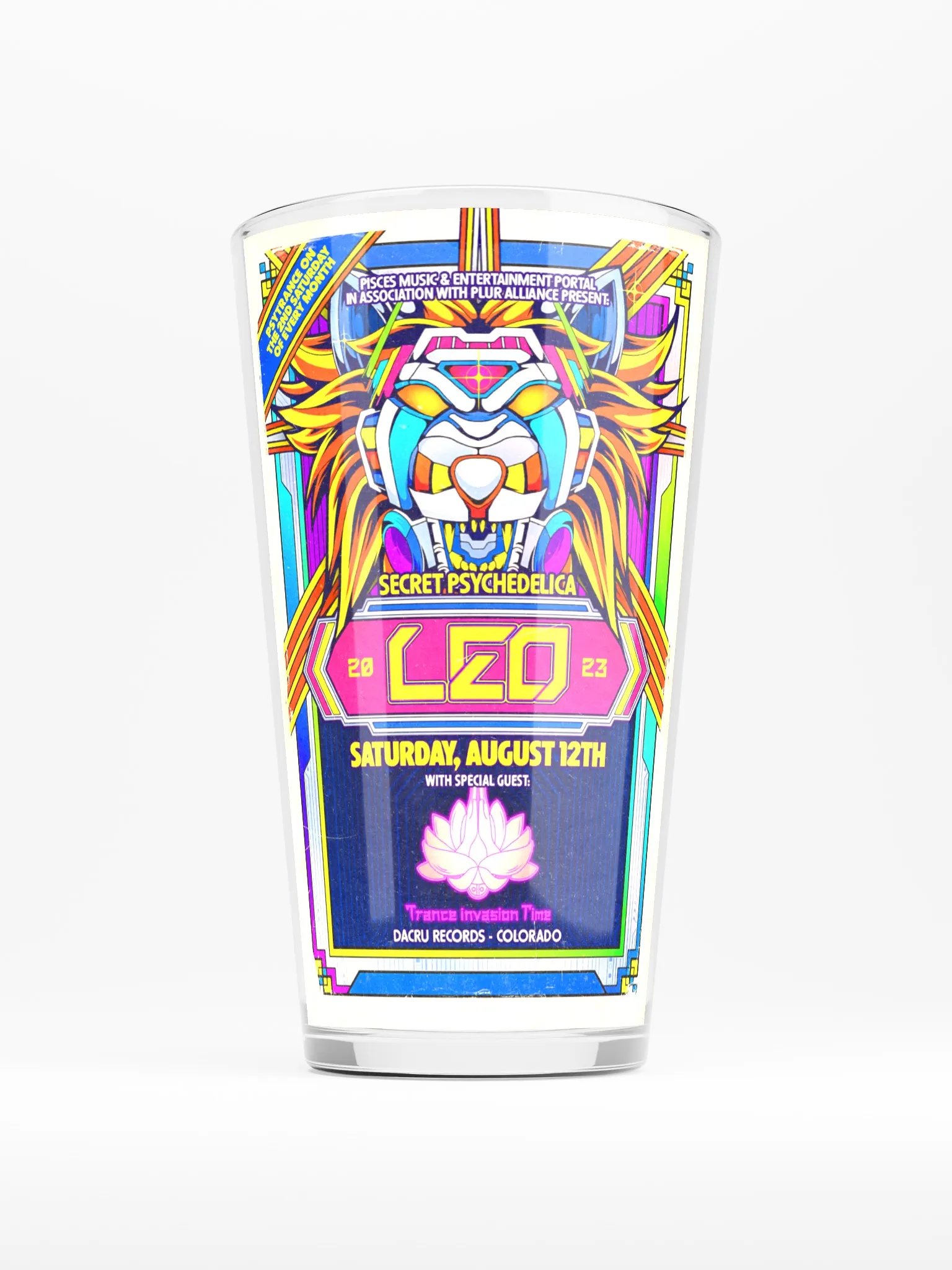 Leo 2023 Shaker Pint Glass product image (1)