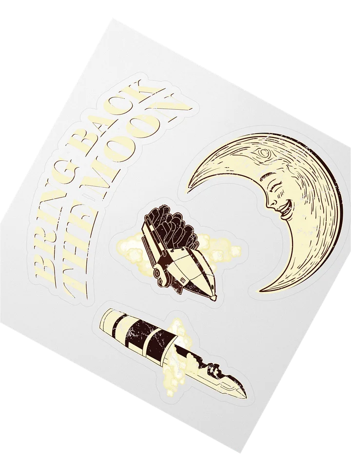 The Moon Kiss Cut Stickers product image (2)